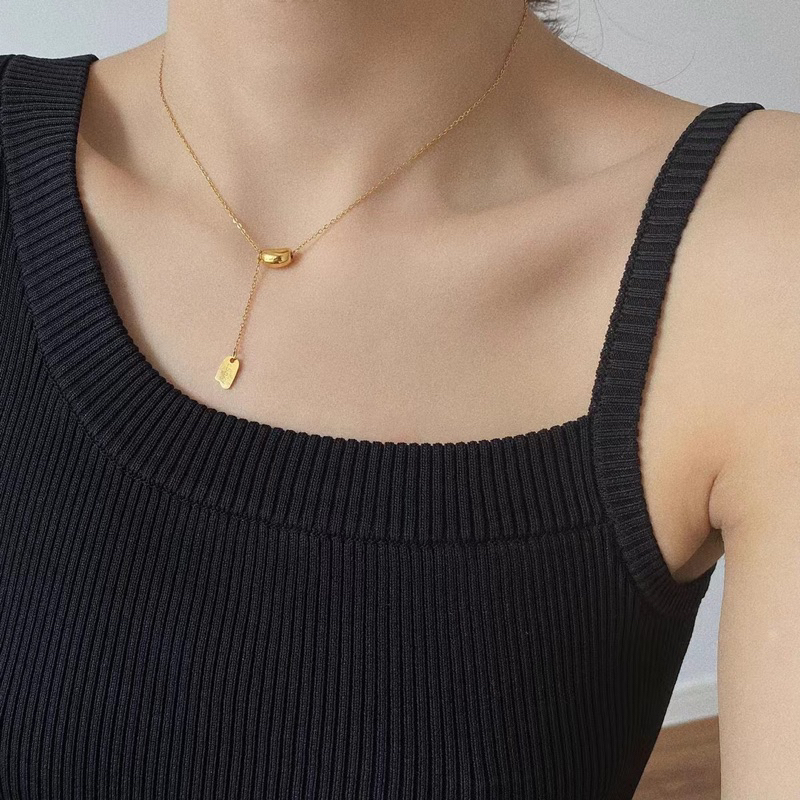 (สั่งในไลฟ์ ลด50%) พร้อมส่ง Gunnar Titanium Necklace 18k