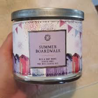 Bath &amp; Body Works Summer Boardwalk scented candle 411g. ของแท้