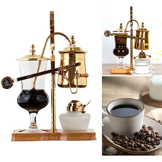 เครื่องชงกาแฟ Siphon สีทองสุดหรู Siphon Coffee Maker Luxury Gold -มีพร้อมส่ง-