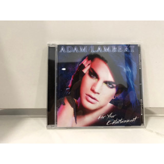 1 CD MUSIC  ซีดีเพลงสากล  ADAM LAMBERT FOR YOUR ENTERTAINMENT   (M4G90)