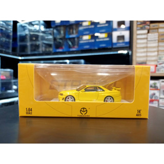 Time Micro 1/64 SKYLINE GT-R R34 Z TUNE YELLOW