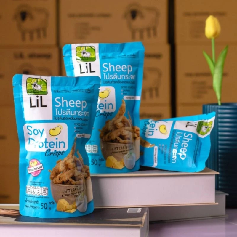 โปรตีนกระจก Soy Protein Crisps รสซาวครีมและชีส thumbnail 4