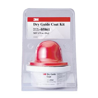 3M 05861 ผงถ่านตลับเช็คคลื่นตามด สำหรับงานสี Dry Guide Coat (ครบชุด) 50g.