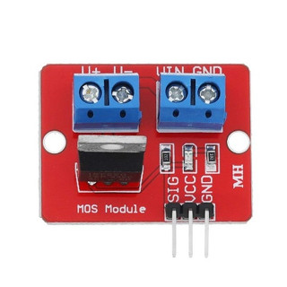 IRF520 Mosfet Driver Module DC Motor Control Arduino iTeams โมดูลมอสเฟสสำเร็จรูป รีเลย์อิเล็กทรอนิกส์ กับงาน MCU PLC