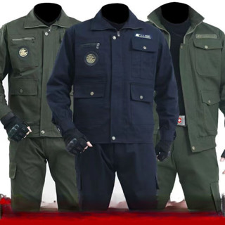 ผ้าฝ้ายหลวมชุดเชื่อมสถานที่ก่อสร้างฤดูใบไม้ผลิและฤดูใบไม้ร่ว…