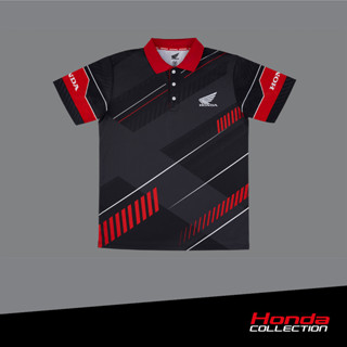 [Collection 2023]  HONDA POLO BLACK  เสื้อโปโลฮอนด้า สีดำ