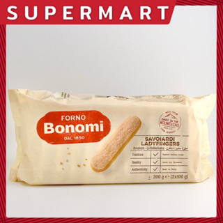 Bonomi Lady Fingers Biscuit ขนมอบกรอบชนิดแท่ง ตรา โบโนมิ เลือกได้ 2 ขนาด 200 g.,#1115023