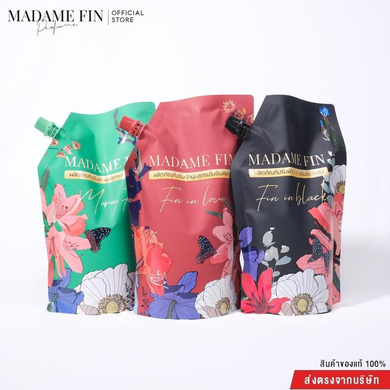 Madame Fin น้ำยาปรับผ้านุ่มมาดามฟิน ขนาดถุงละ 600 มิลลิลิตร New!!!
