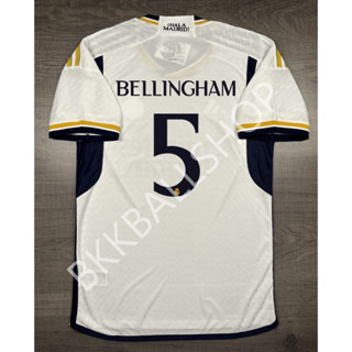 [Player] - เสื้อฟุตบอล รีล มาดริด Home เหย้า 2023/24 เกรดนักเตะ พร้อมเบอร์ชื่อ 5 BELLINGHAM