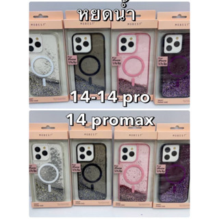 Mobest case เคสตู้น้ำ น้ำไหล แม่เหล็ก Magnetic Charger iPhone 13pro max/14 /14 Plus/14 Pro/ 14 Pro Max