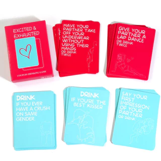 Dizzy date / Text or drink / Excited & Exhausted / Date night / Music lyrically - เกมปาร์ตี้ Fun Drinking Game for Party