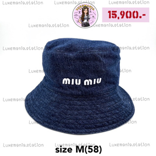 👜: New!! Miu Miu Bucket Hat‼️ก่อนกดสั่งรบกวนทักมาเช็คสต๊อคก่อนนะคะ‼️