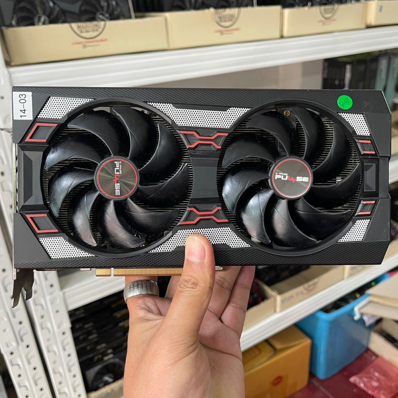 การ์ดจอ VGA SAPPHIRE PULSE RX 5700XT 8GB GDDR6 2พัดลม สินค้ามือสอง ประกันร้าน MAXCOM