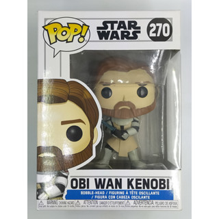 Funko Pop Star Wars Clone Wars - Obi Wan Kenobi #270 (กล่องมีตำหนินิดหน่อย)