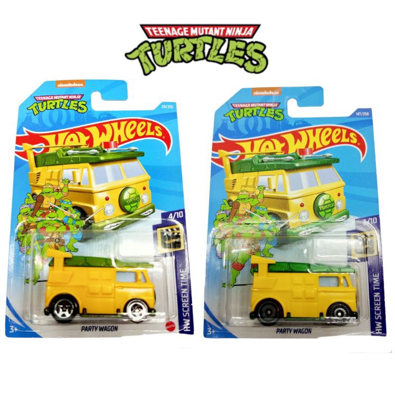 เต่านินจา Hot Wheels Party Wagon - Teenage Mutan Ninja Turtles Hotwheels Mattel