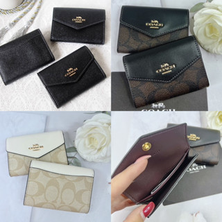 แท้100%พร้อมส่ง Coach Flap Card Case CH487/CH202