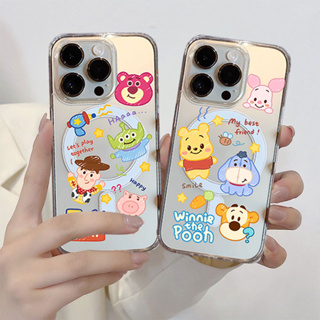 เคสแม่เหล็ก Case ลายการ์ตูน สําหรับ iPhone 14 13/12/11 pro max/xs max/8 7 plus/XR /X 7plus โปร่งใสเกราะกันกระแทก