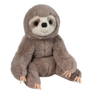 Douglas LIZZIE SLOTH SOFT - ตุ๊กตาสล็อธสีเทา ลิซซี่ ขนาด 9 นิ้ว