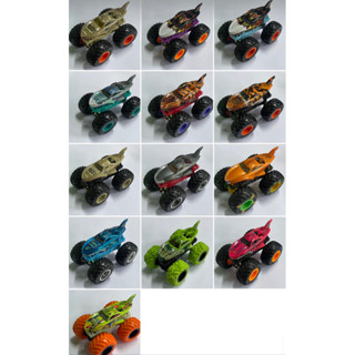 🦈รถ Bigfoot Hotwheels ฉลาม 1:64 (3/7/66)โมเดลรถ ขนาดเล็ก ของเล่นสะสม รถของเล่น