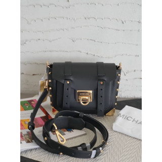 แท้100%พร้อมส่ง Michael Kors Casual Style Studded Street Style Plain Leather Crossbody 30T9SNCM1L งา่นชอป