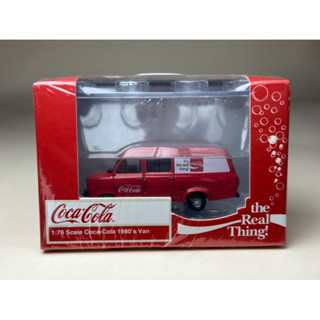 Coca Cola 1980s Van Scale 1:76 ยี่ห้อ Tiny