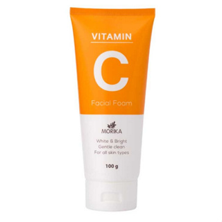 Morika โฟมล้างหน้า Vitamin C Facial Foam 100 กรัม