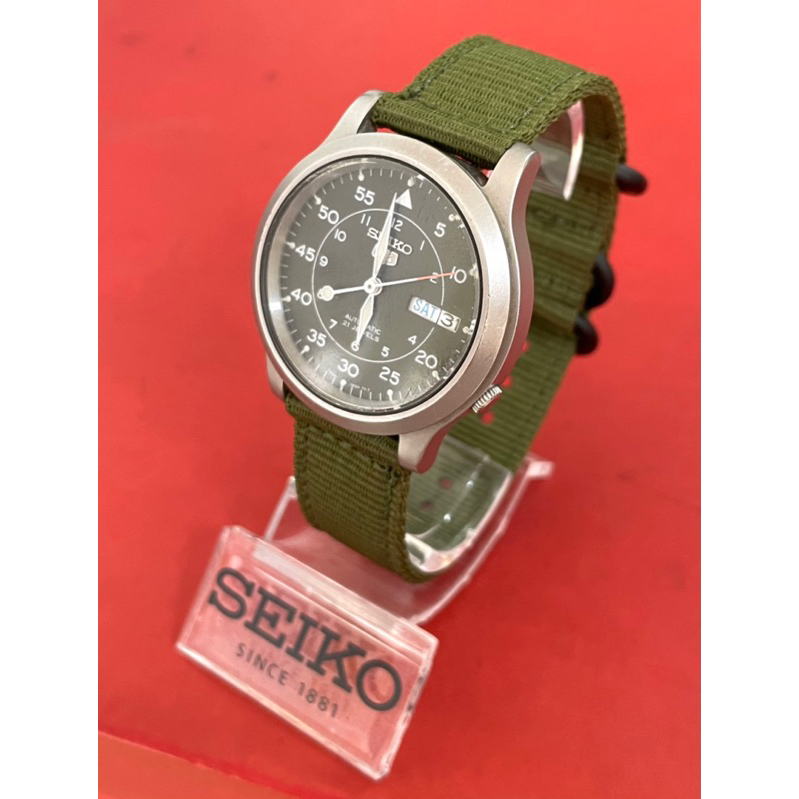 Seiko 5 automatic  military watch