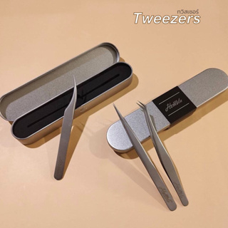 ทวิสเซอร์ต่อขนตา คีมต่อขนตา แบบกล่อง Tweezers