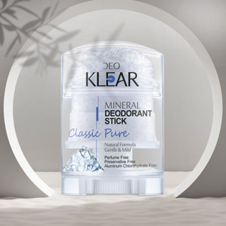 โรลออนสารส้มดีโอเคลียร์คลาสิคเพียว 70 ก / DEOKLEAR Mineral Deodorant Classic Pure 70g