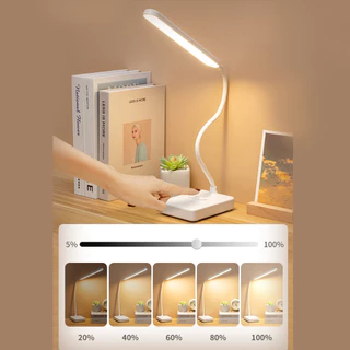 โคมไฟตั้งโต๊ะ โคมไฟอ่านหนังสือ LED รุ่น1901 ปรับแสงได้3สี รี่แสงได้ ไฟมินิมอล มีแบตเตอรี่ในตัว
