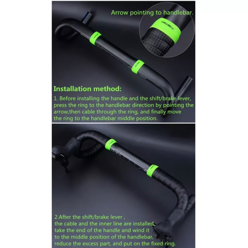 แหวนซิลิโคนยึดสายผ้าพันแฮนด์จักรยาน🔆 - รูปที่ 3