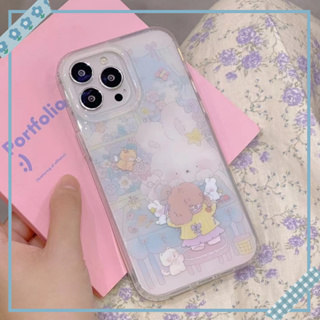 🔥สไตล์ใหม่🔥เคสไอโฟน iphone 11 14 Pro Max เล็กและสด หวานสวย ป้องกันการตก ขอบเต็ม เคส iphone 12 13 Pro Case for iPhone