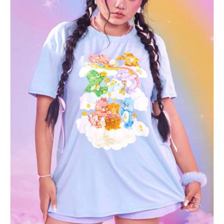 ลิขสิทธิ์แท้ 💯 ป้ายครบ 💖 เสื้อยืดพลัสไซส์ ลาย care bears แคร์แบร์ พลัสไซส์ plus size เสื้อสาวอวบ เสื้อบิ๊กไซส์ Big size