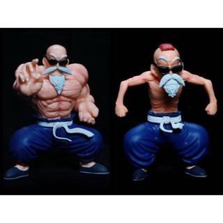 Dragon Ball ผู้เฒ่าเต่า Master Roshi Kame Sennin 2 ร่าง 2 ตัว PVC  Figure  10 cm