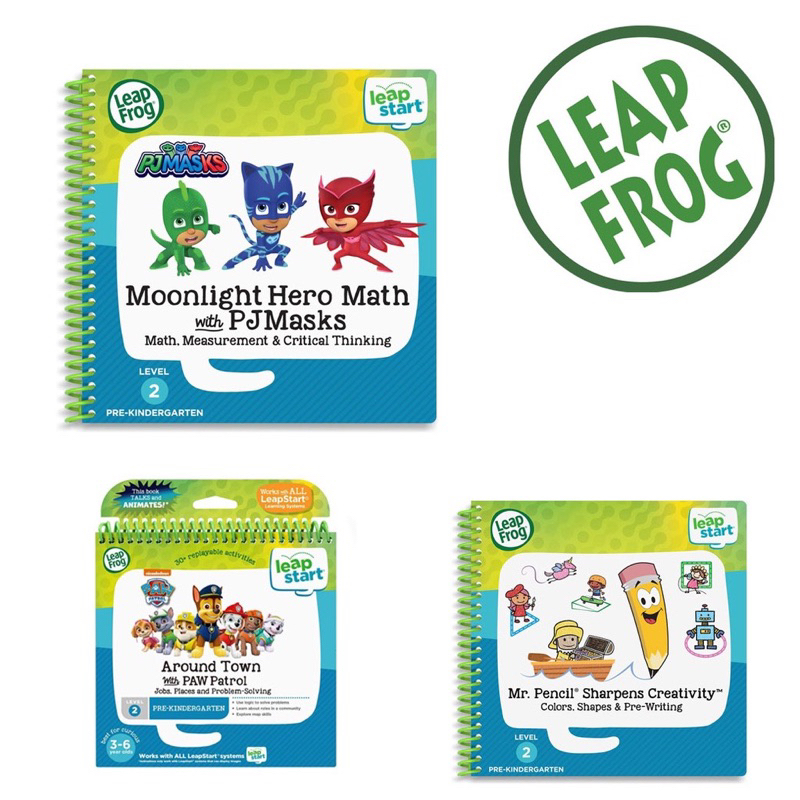 หนังสือเสริมการเรียนรู้ ระดับ 1-2-3 สำหรับ Leapfrogs Leapstart 3D ราคาเล่มละ 890 บาท