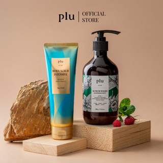 PLU BODY SCRUB INTENSIVE 180G + PLU SCRUB WASH 500G