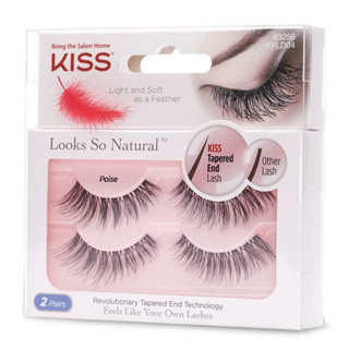 Kiss Looks So Natural™ Double Pack - Poise ขนตาปลอมบางเบา