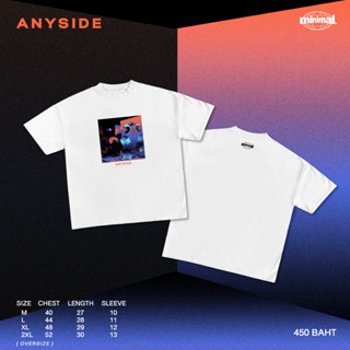 เสื้อยืดวง Anyside ลิขสิทธ์แท้ 100% จากค่าย Minimal Records Official เสื้อ Oversize