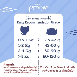 (1ซอง)Pramy อาหารเปียกแมว อาหารเปียกลูกแมว อาหารเปียกแมวโต อาหารเปียกแมวสูงวัย ในมูส เจลลี่ เกรวี่ ขนาด 70g.