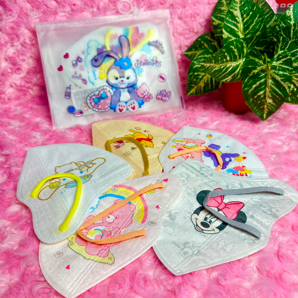 พร้อมส่งในไทย ใหม่ แมสลายการ์ตูน ซีลแยกทุกชิ้น แมสผู้ใหญ่ลายการ์ตูน เหมาะสำหรับคนหน้าอวบ งานหนา3ชั้น แพคเกจกระเป๋าซองซิป