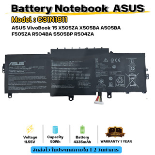 (ส่งฟรี ประกัน 1ปี) Asus ZenBook UX433 UX433FN U4300FN U4300FA Series C31N1811 ของแท้