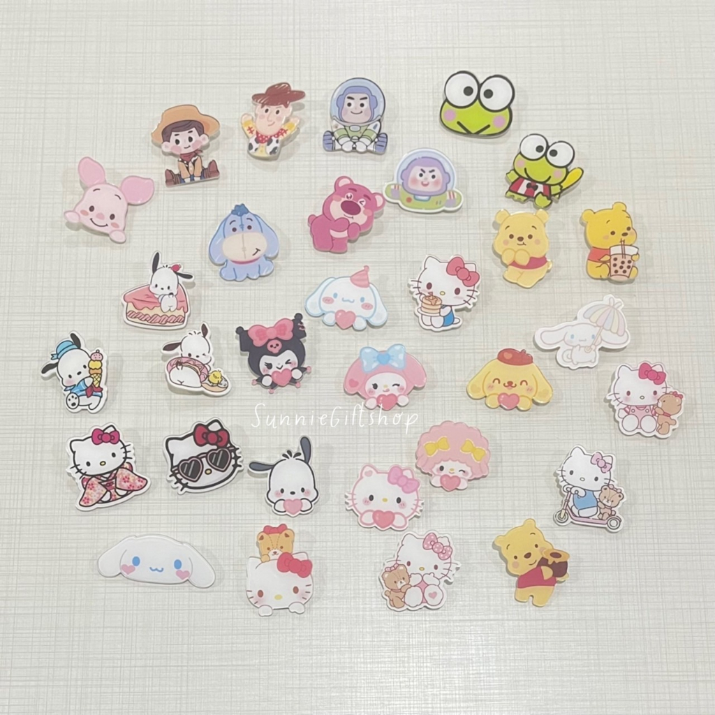 เข็มกลัด ติดกระเป๋า ลายการ์ตูน ลายชุดที่3 ***สั่งขั้นต่ำ 2ชิ้น นะคะ***