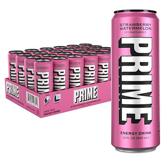 Prime Energy Drink Naturally Flavored, 200mg Caffeine, Zero Sugar, 300mg Electrolytes, Vegan, 12 Fl Oz per Can (Pack of 24)