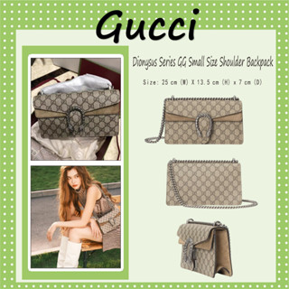 Hot sale Authentic GUCCI In stock Dionysus series GG small backpack