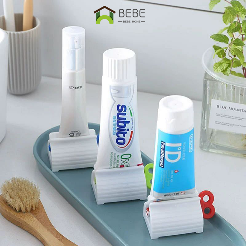 🤍พร้อมส่ง🤍 ที่บีบยาสีฟัน (มือหมุน) เครื่องบีบยาสีฟัน ที่รีดยาสีฟัน โฟมล้างหน้า Toothpaste Squeezer