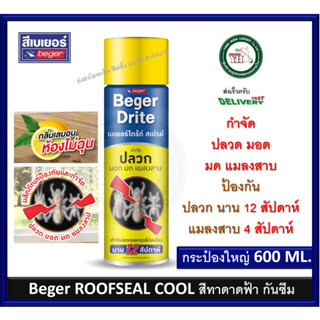 BegerDrite Spray เบเยอร์ไดร้ท์ สเปรย์กำจัดปลวก สเปรย์กันปลวก สเปรย์กันมอด สเปรย์กันแมลง 600ML.