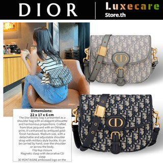 ดิออร์👜Dior DIOR BOBBY Women/Shoulder Bag กระเป๋าดิออร์ / คลัช / กระเป๋าสตางค์ / กระเป๋าสะพายข้าง /