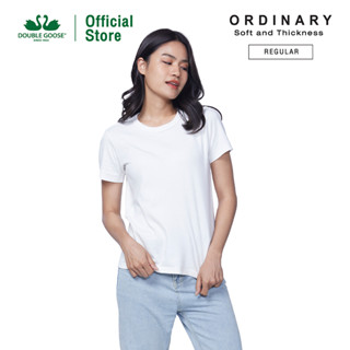 ห่านคู่ เสื้อยืดผู้หญิง ทรง Regular รุ่น Ordinary (Soft &amp; Thickness)