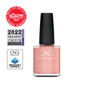 CND VINYLUX สีทาเล็บกึ่งเจล สี soft peony 0.5 oz. (15 ml.) นำเข้าจากอเมริกา