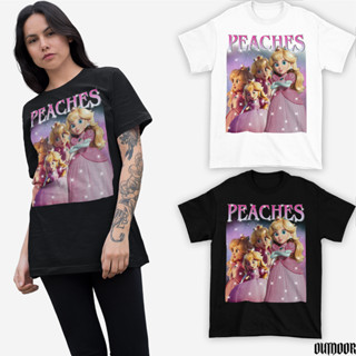 OUTDOOR | เสื้อยืด Peaches | ผ้าCotton 100% | งานสกรีน Premium